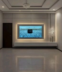 ديكورات جدارن خشب